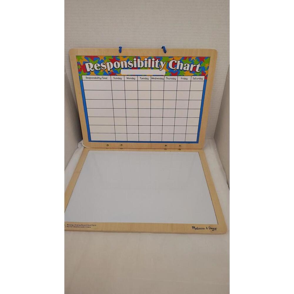 Magnetic Responsibility Chart + Dry Erase Board Bundle Kids Chore Planner